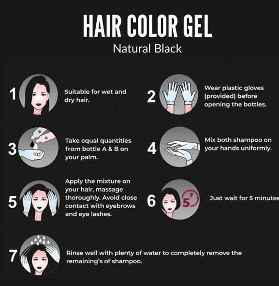 Hair Color Gel - 100% Gray Hair Coverage (BUY 1 GET 2)