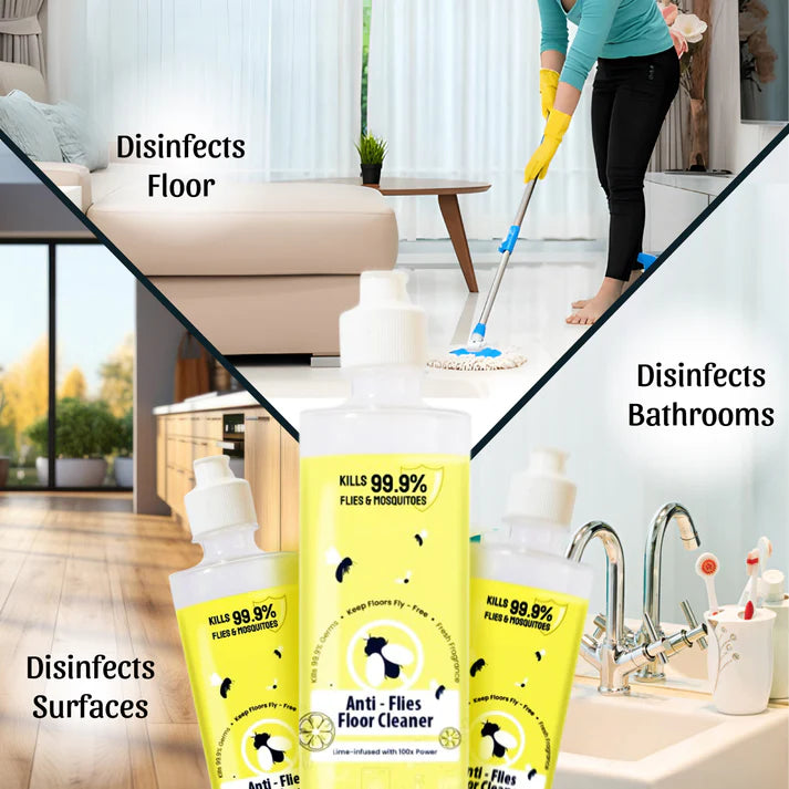 Anti-fly and Mosquito Floor Cleaner 200 ML (Pack of 2)