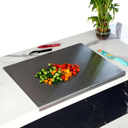 Stainless Steel Chopping Board & Kitchen Countertop - 41 x 31 Cm (Original Big Size)