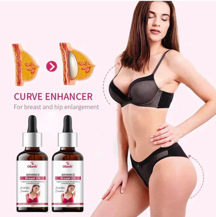 Advanced Herbal Breast Oil(Buy 1 Get 2)