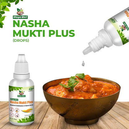 Nasha Mukti Plus Herbal  Drops (PACK OF 5) - 100% Money Back Guarantee