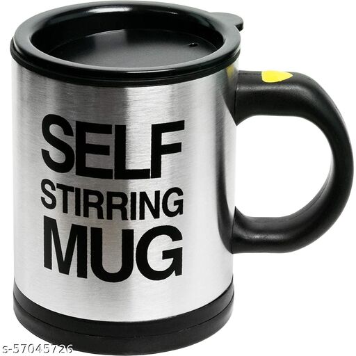 SELF STIRRING COFFEE MUG CUP