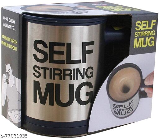 SELF STIRRING COFFEE MUG CUP