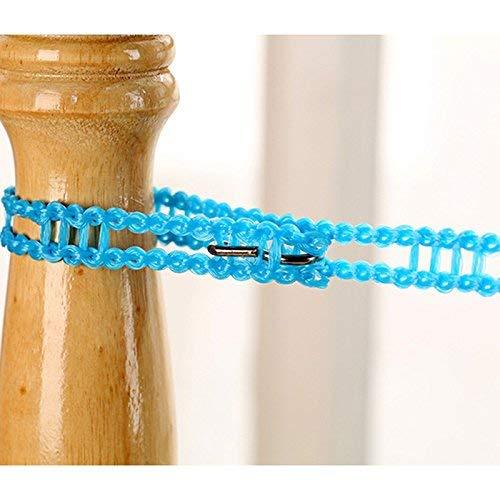 Nylon Clothesline Rope Windproof with Hooks (5 Meters)