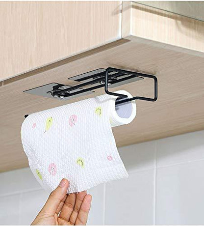 Multi Functional Kitchen Rack for Towel Holder, Tissue Paper Rack, Wine Glass Holder