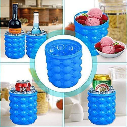 Silicone Ice Cube Maker Ice Cube Bucket