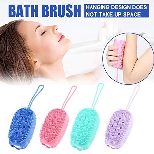 Double Sided Silicone Bathroom Bath Brush