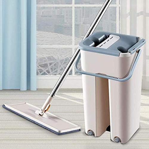 360° Rotatable Flat Mop and Bucket System