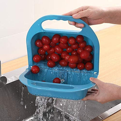 Foldable Drain Basket For Fruits & Vegetable