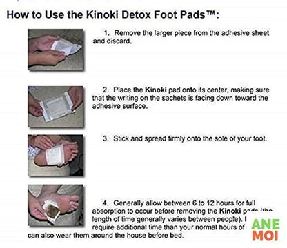 Detox Foot Patches Pads for Body Stress Relief (Set of 10)(Pack Of 2)