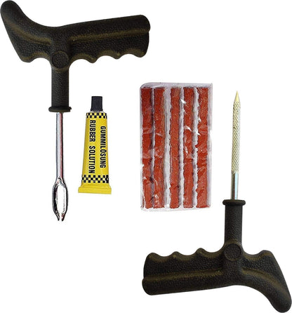 Car and motorcycle Tubeless Tire Repair Tool Kit