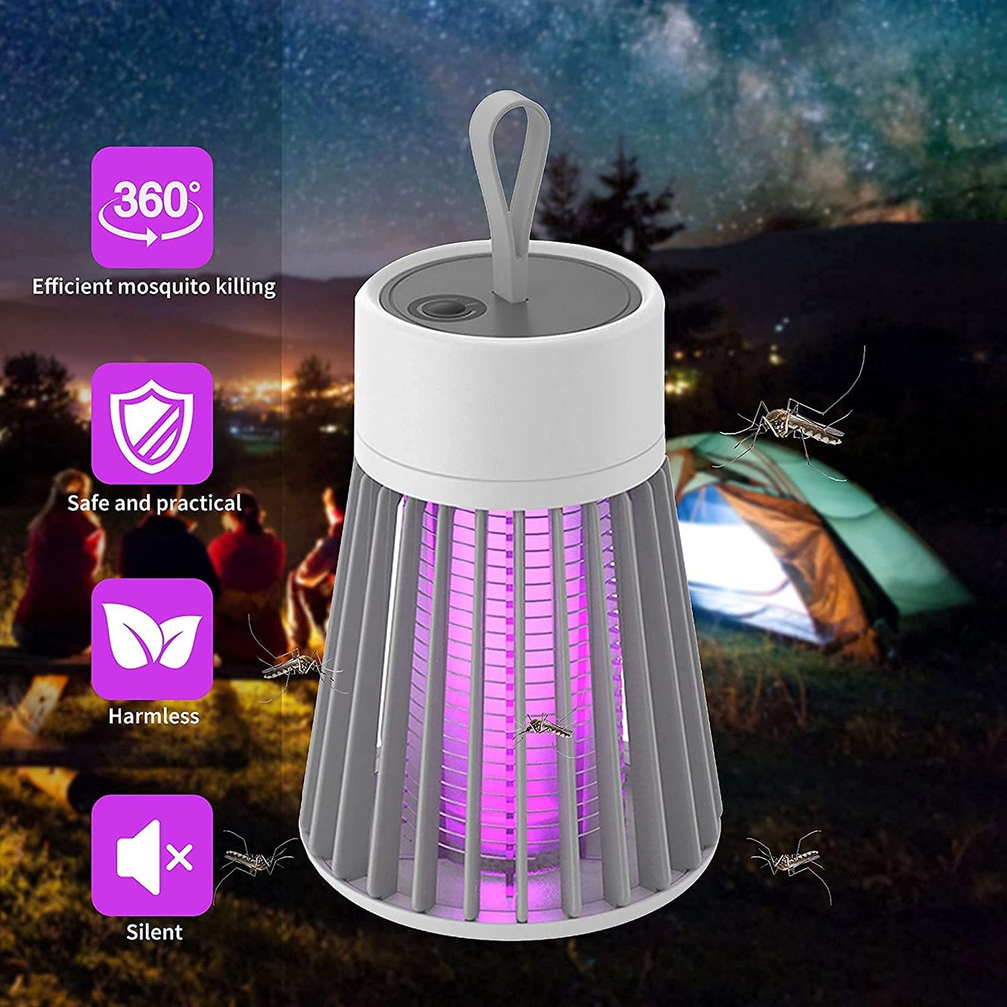 Eco Friendly Electronic LED Mosquito Killer Machine Trap Lamp