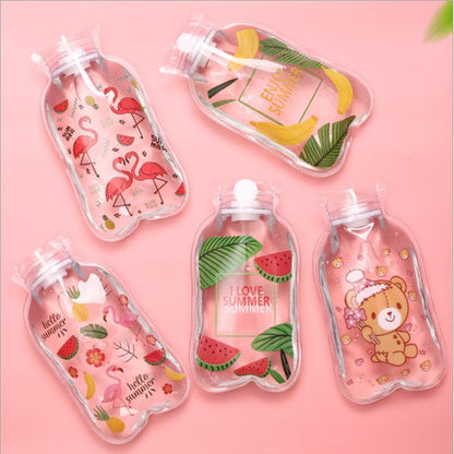 Transparent Cartoon Print Hot Water Bag (Pack of 1)