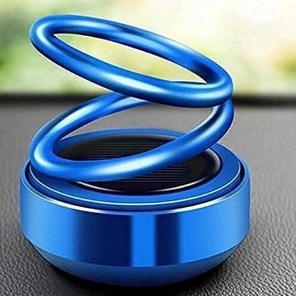 Premium Solar Rotating Car Air Freshener With Long Last Fragrance