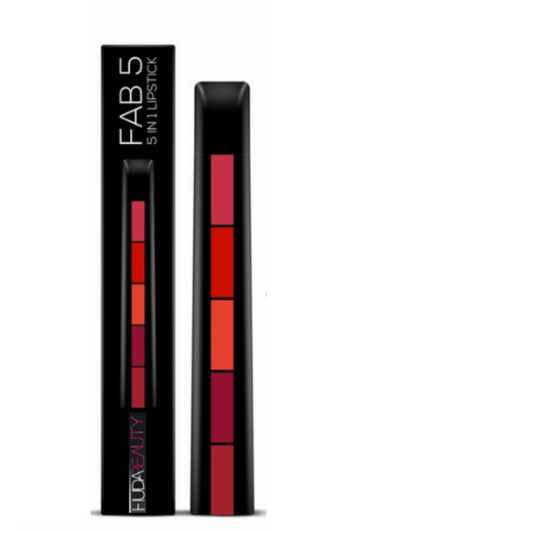 FAB 5 Shades HudaBeauty Pop-Up Lipstick